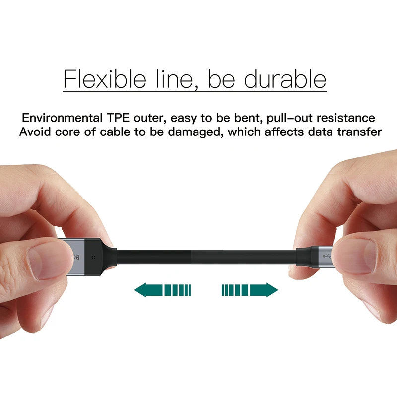 Baseus OTG Micro USB Кабель-адаптер для USB Женский для Xiaomi Redmi Note 5 samsung S6 Tablet PC Android USB 2,0 Соединительный адаптер