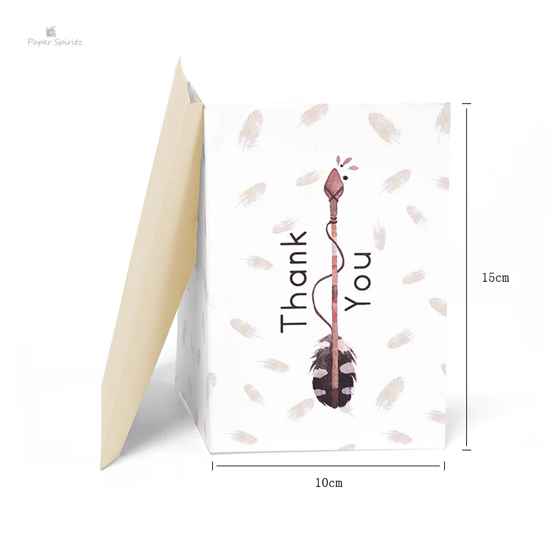 Бумажные свадебные открытки SPIRITZ лазерная бумажная Визитница с пустым конвертом