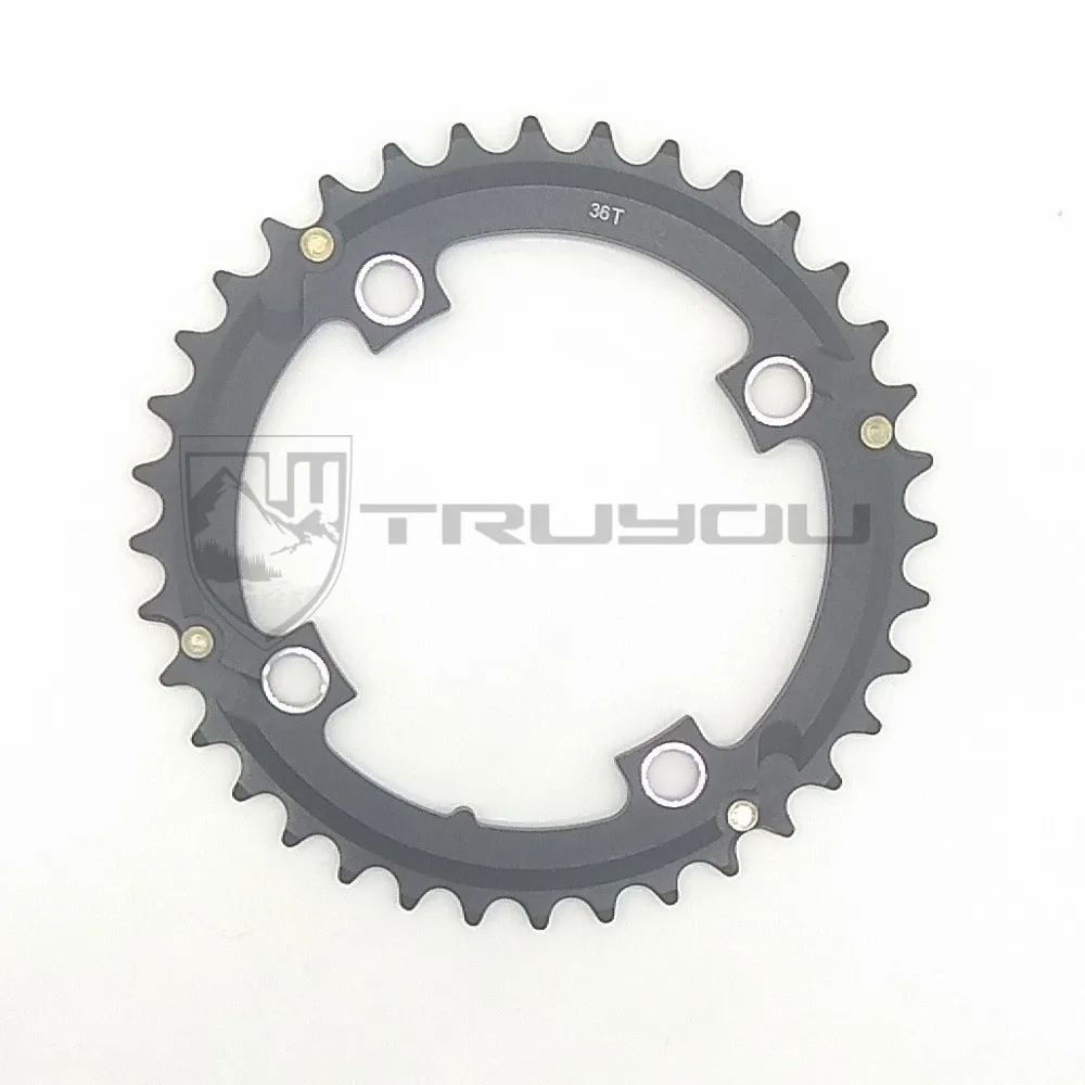 TRUYOU 46 т 36 26 BCD 104-64 MTB Chaingrings Алюминий с цепочкой из сплава колесные велосипедные детали горного велосипеда передняя Звездочка 3*6/7/8 Скорость