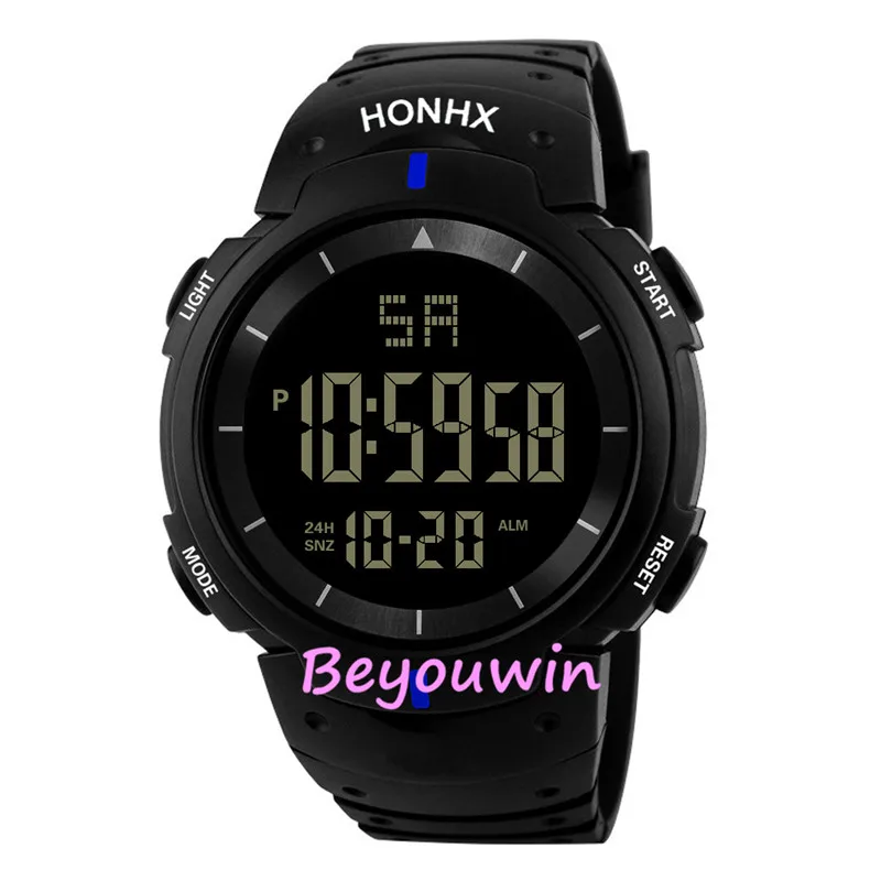 100 шт./лот honhx-720-653 горячие продажи цифровые часы для мужчин обертывание