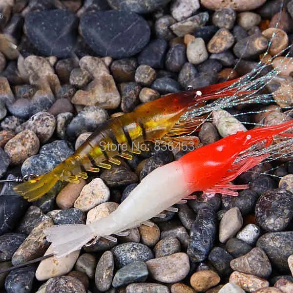 Новая искусственная приманка креветка Isca мягкие пластиковые приманки для