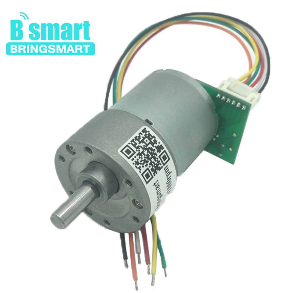 Фотоэлектрический мини-кодировщик Bringsmart 12 В 24 двигатель редуктора постоянного