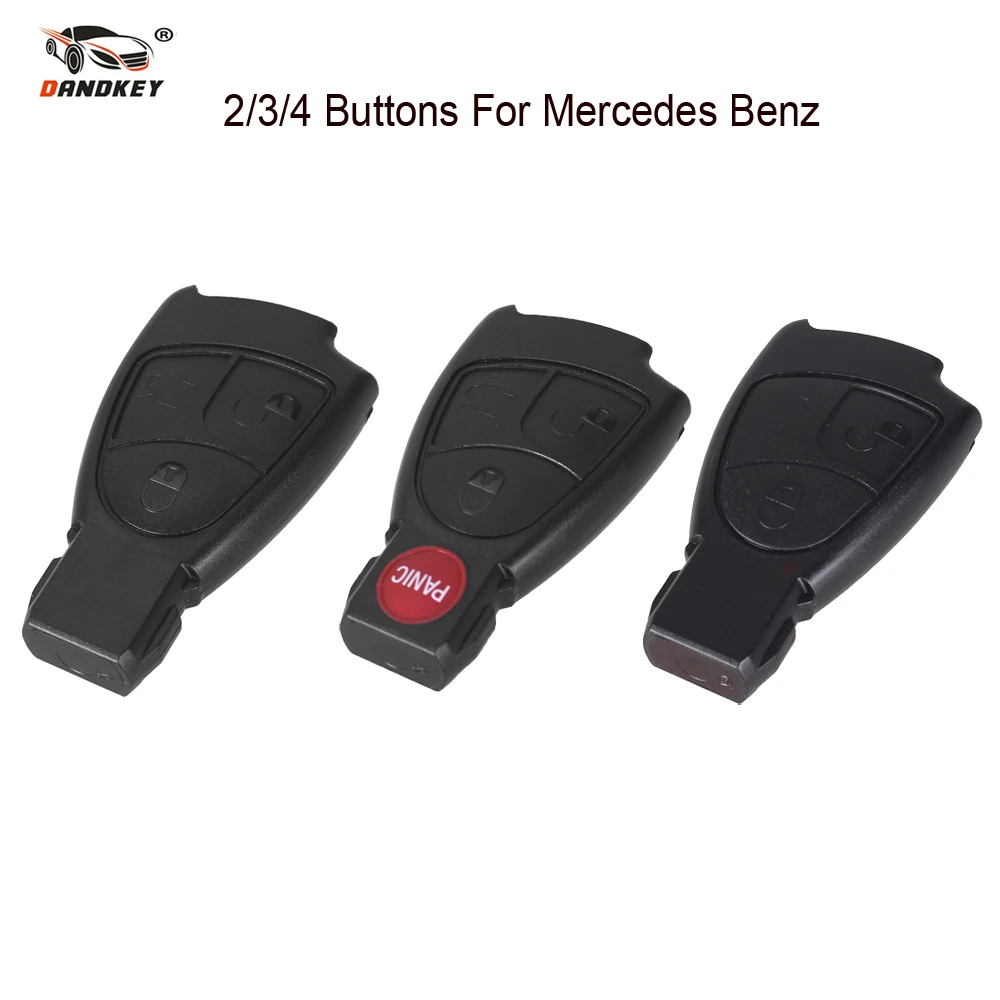 DANDKEY 2/3/4 кнопки дистанционного ключа Fob чехол в виде ракушки для Mercedes Benz B C E мл S CLK CL