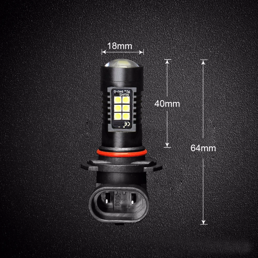 2 шт. светодиодные дневные ходовые огни Canbus H11 3030 21SMD для Toyota Vios 2008-2012 | Автомобили и