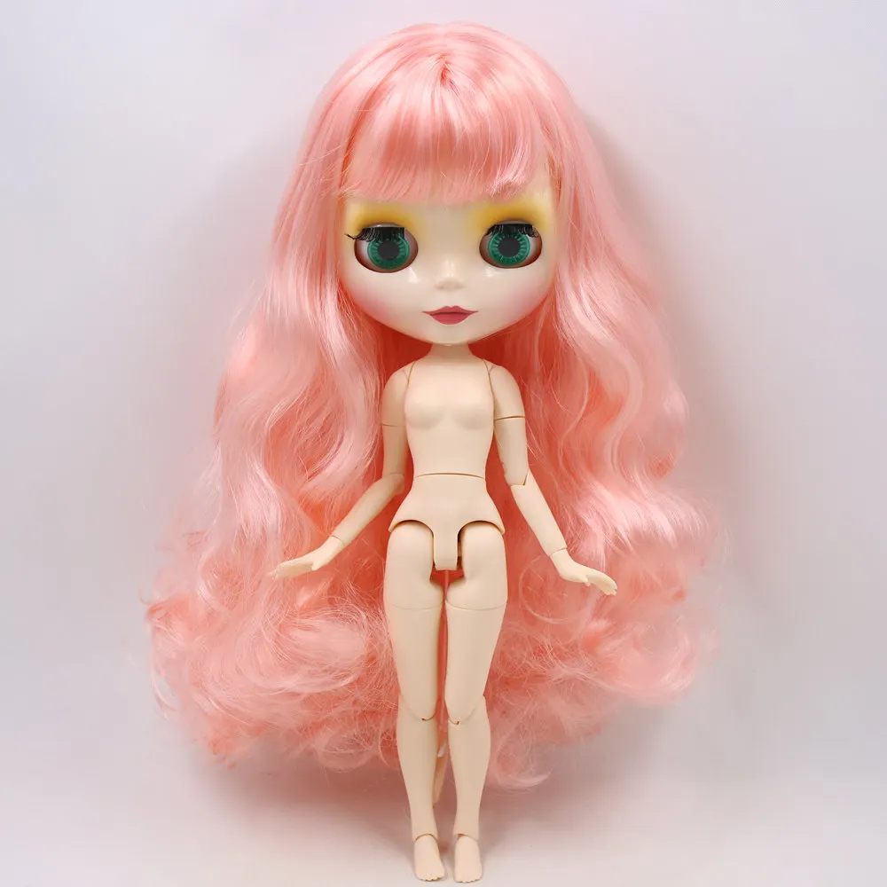 Ледяной DBS Blyth кукольные нет. BL1010 розовые волосы шарнирное тело из белой кожи Neo 1/6