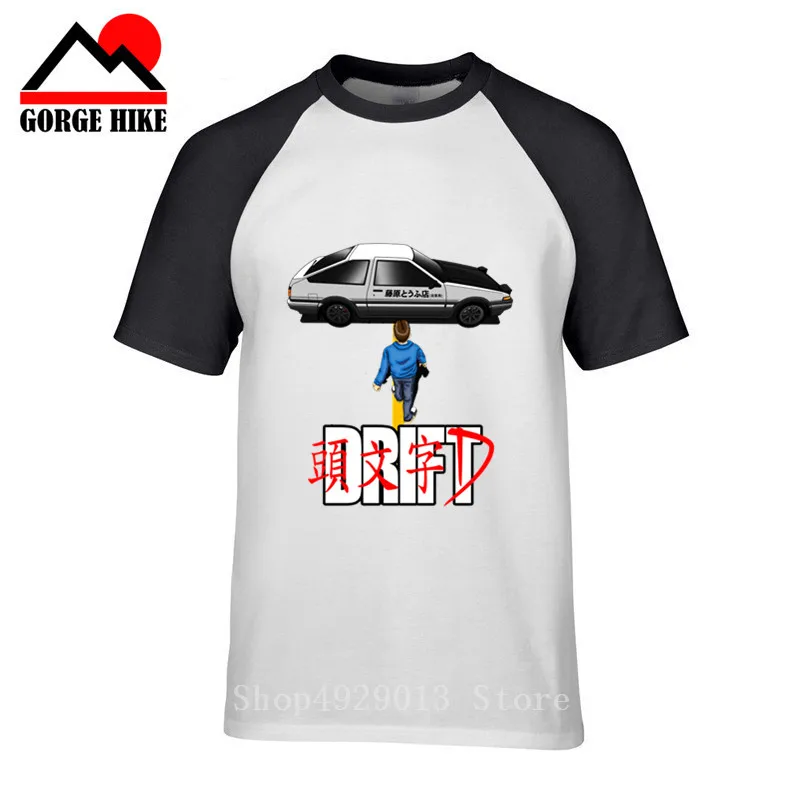 Футболка M i j Initial D Manga JDM Shift Drift Мужская футболка Takumi Fujiwara Tofu доставка от магазина