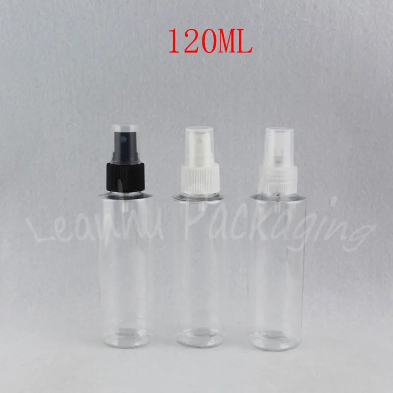 120ML Transparent Plastic Spray Bottle , 120CC Toner / Water Protable Packaging Bottle , Empty Cosmetic Container ( 50 PC/Lot )