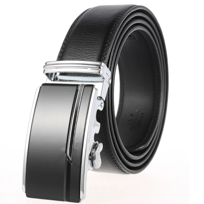 Famous Brand Belt  leather high-grade leather belt designer design men's luxury automatic metal buckle belt LY136-750-1