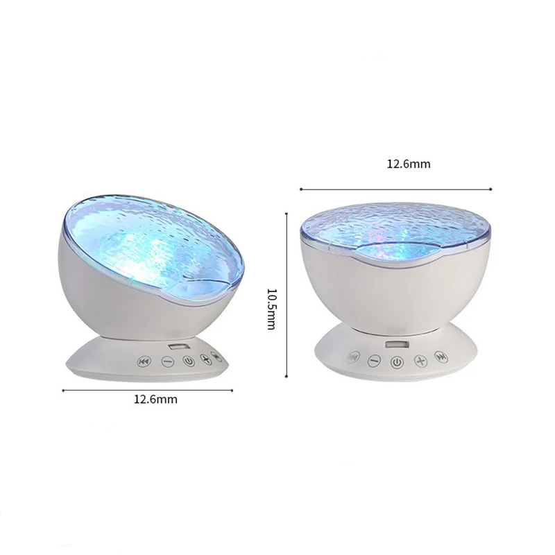 Aurora Ocean Weave Звездное небо Проектор светодиодный ночник Luminaria Новинка USB Иллюзия