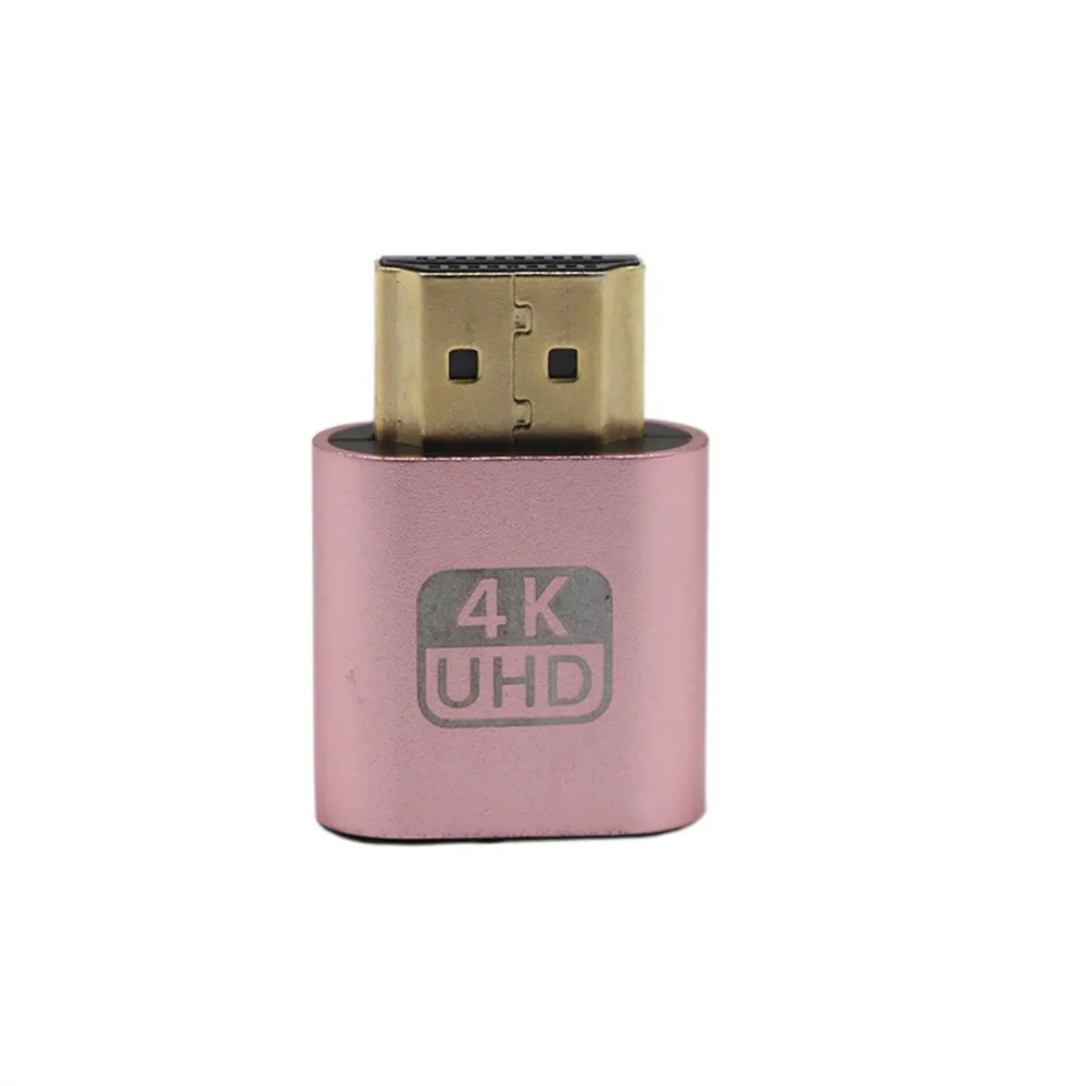 Лучшая цена адаптер виртуального дисплея VGA HDMI 1 4 DDC EDID Подключаемая штепсельная
