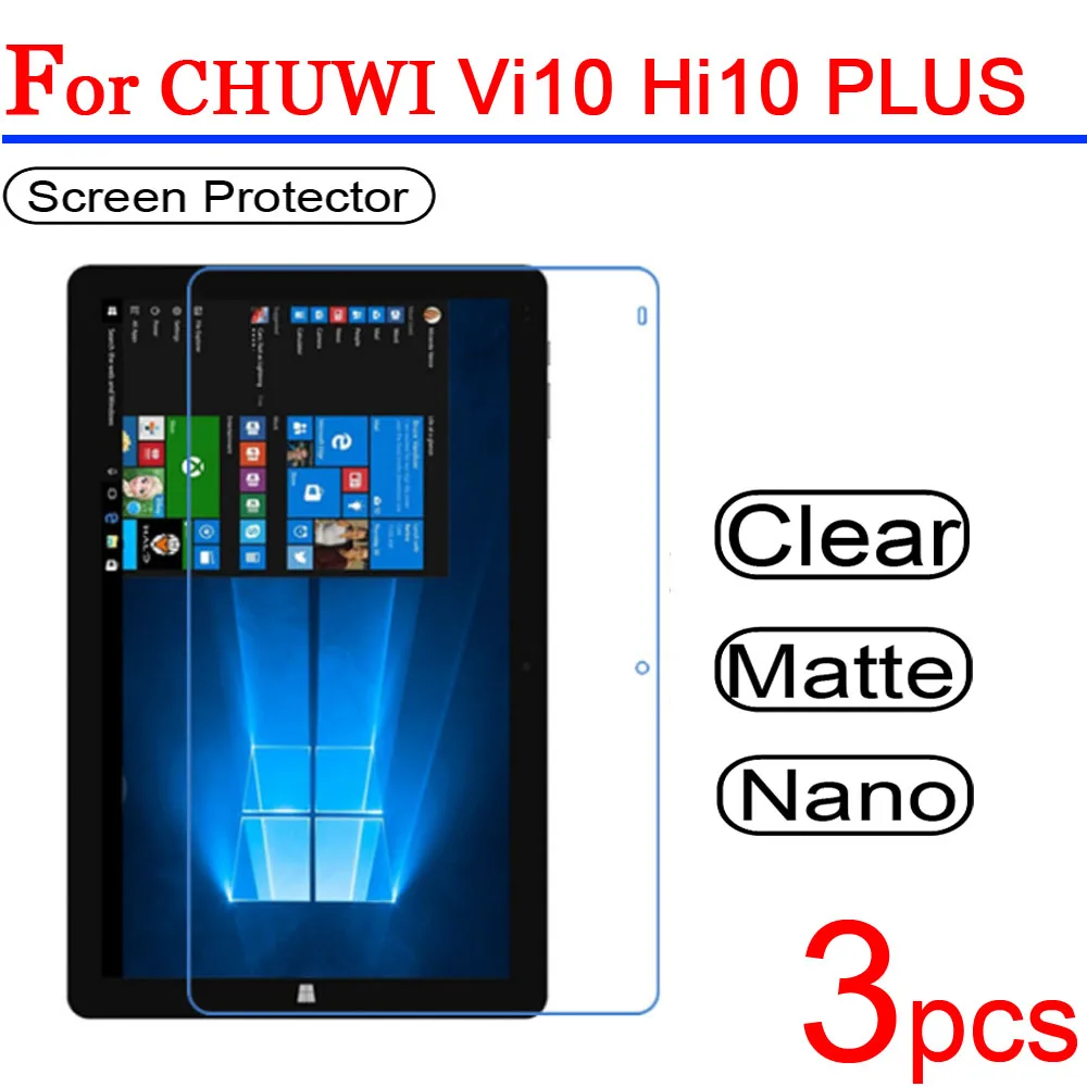 3 шт. Ультра прозрачная мягкая для Chuwi HI10 PRO Защитная пленка ЖК экрана Hi10 Vi10 PLUS Tablet