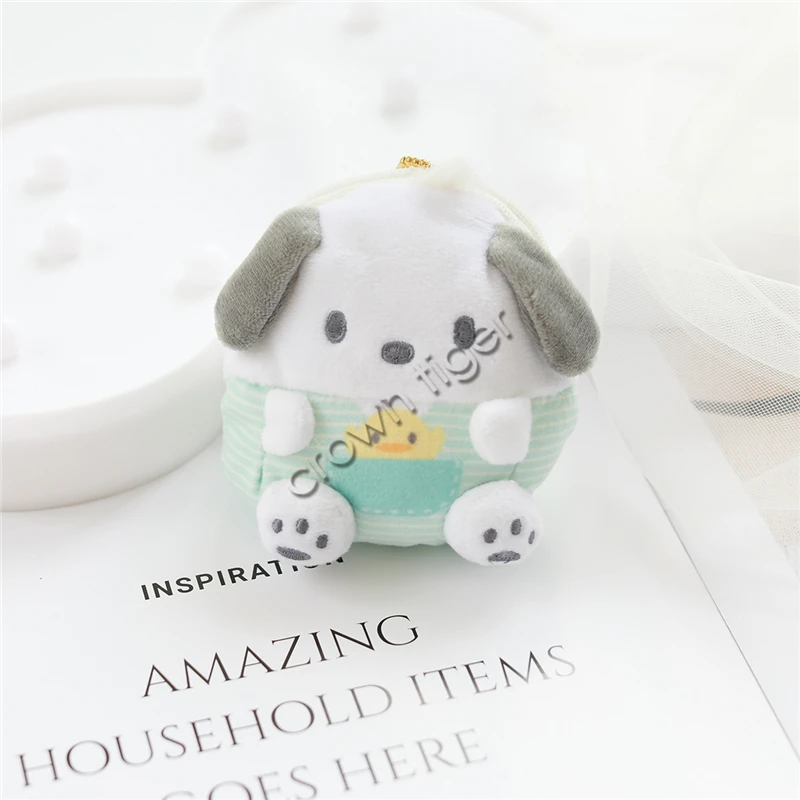 Мультфильм Аниме kawaii милый кот Мелодия плюшевые кошельки мягкие Cinnamoroll Собаки Мягкие плюшевые игрушки кошельки сумки для игрушек кулон девушки подарки