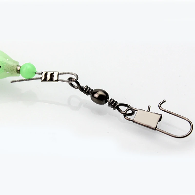 2 шт./лот Длинные Стиль бусины кальмар Рыбалка приманки рыбы провода линии