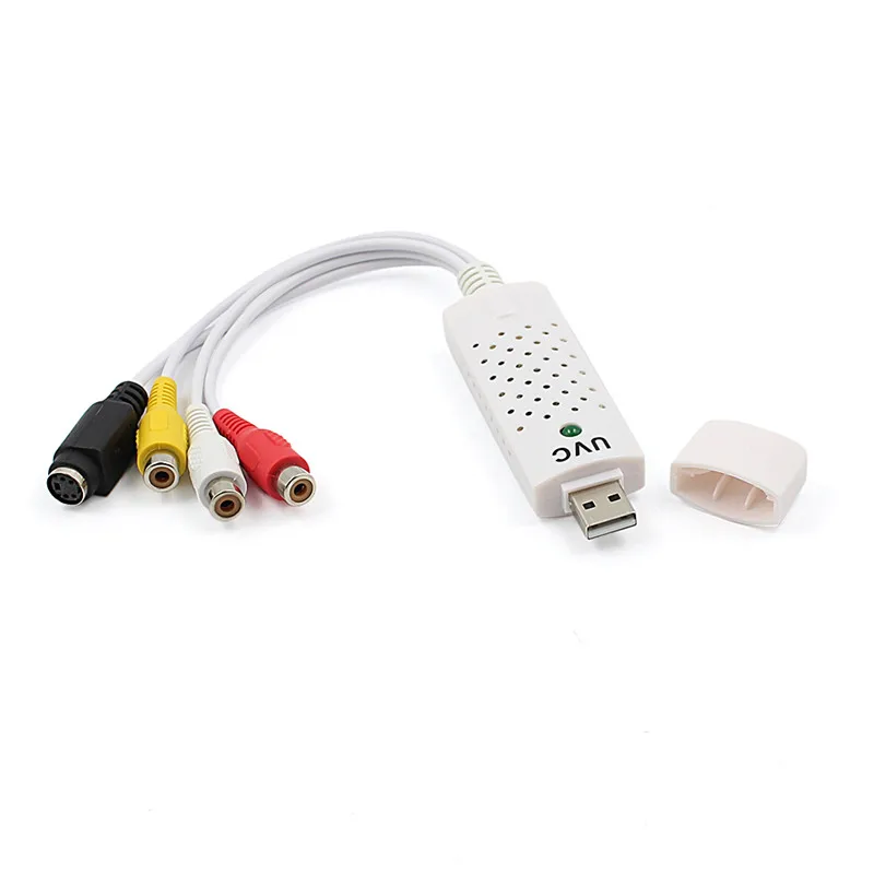 1 шт. портативный USB 2 0 Easycap Аудио Видео Захват карты адаптер VHS на DVD видео для
