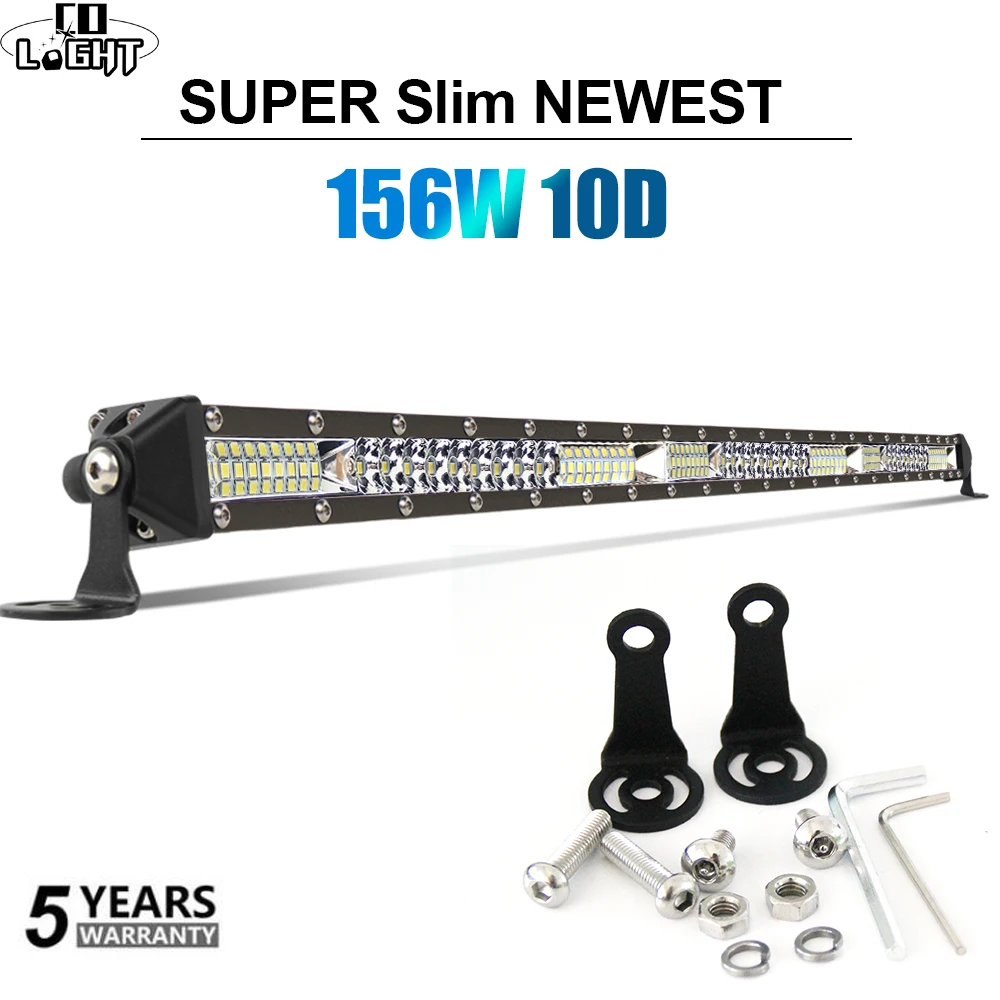Однорядная светодиодная балка CO LIGHT 30 дюймов 10D 156 Вт для вождения по бездорожью Led