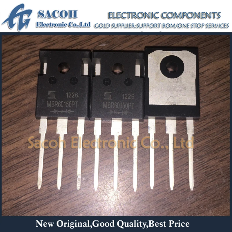 

New Original 10PCS/Lot MBR60150PT MBR60150WT MBR60150 60150 TO-247 60A 150V Schottky Barrier Diode