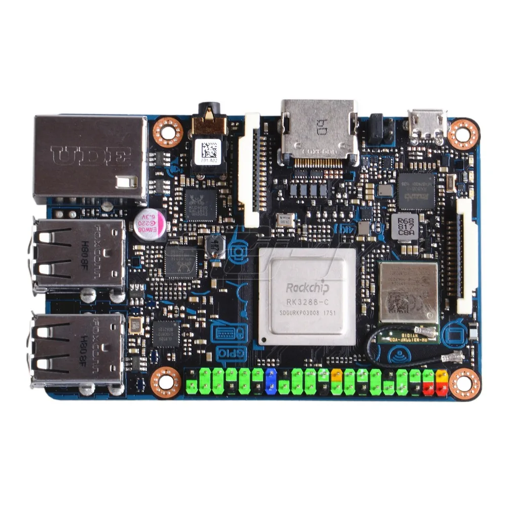 52Pi агент! Официальный ASUS SBC паяная панель S RK3288 SoC бортовой 16 Гб памяти на носителе