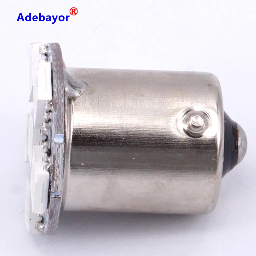 Новый светильник 10X автомобильный 1156 BA15S задний тормоз 6 светодиодный 5050 SMD DC 12v