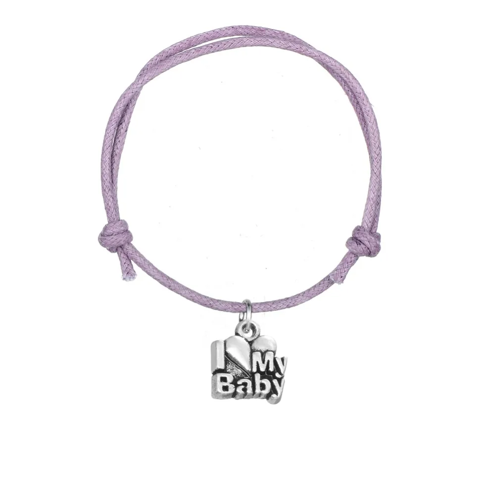 Teamer антикварные серебряные ювелирные изделия на запястье кулон воск шнур