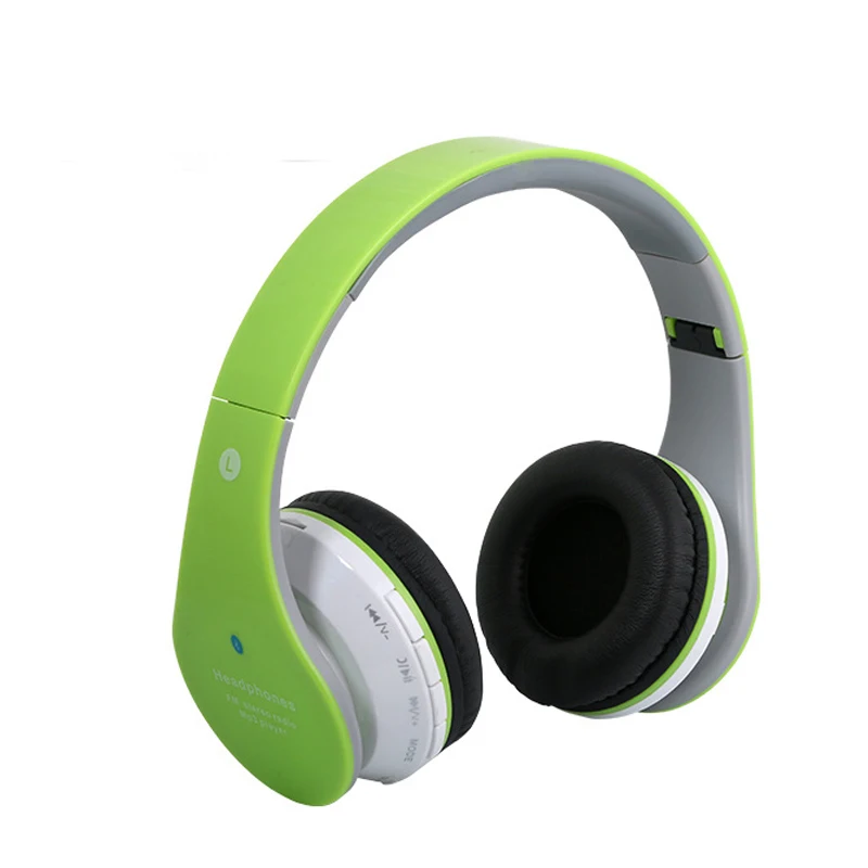 Bluetooth Беспроводной наушники Поддержка TF карты FM Радио Handfree HiFi телефон С