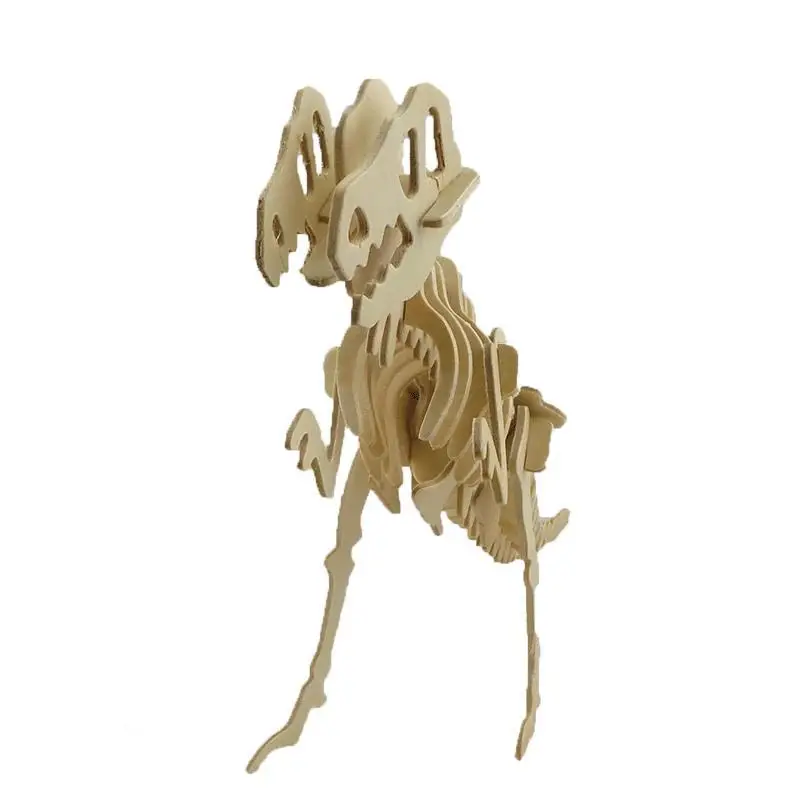 Дерева небольшой Styracosaurus рогатый динозавр 3d пазлы головоломки DIY имитационная