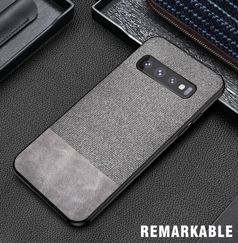 Для samsung Galaxy S10 Plus S10E чехол, ткань, силикон, ТПУ, бампер, Жесткий ПК, задняя крышка для S10 Plus Note 10 plus Note10