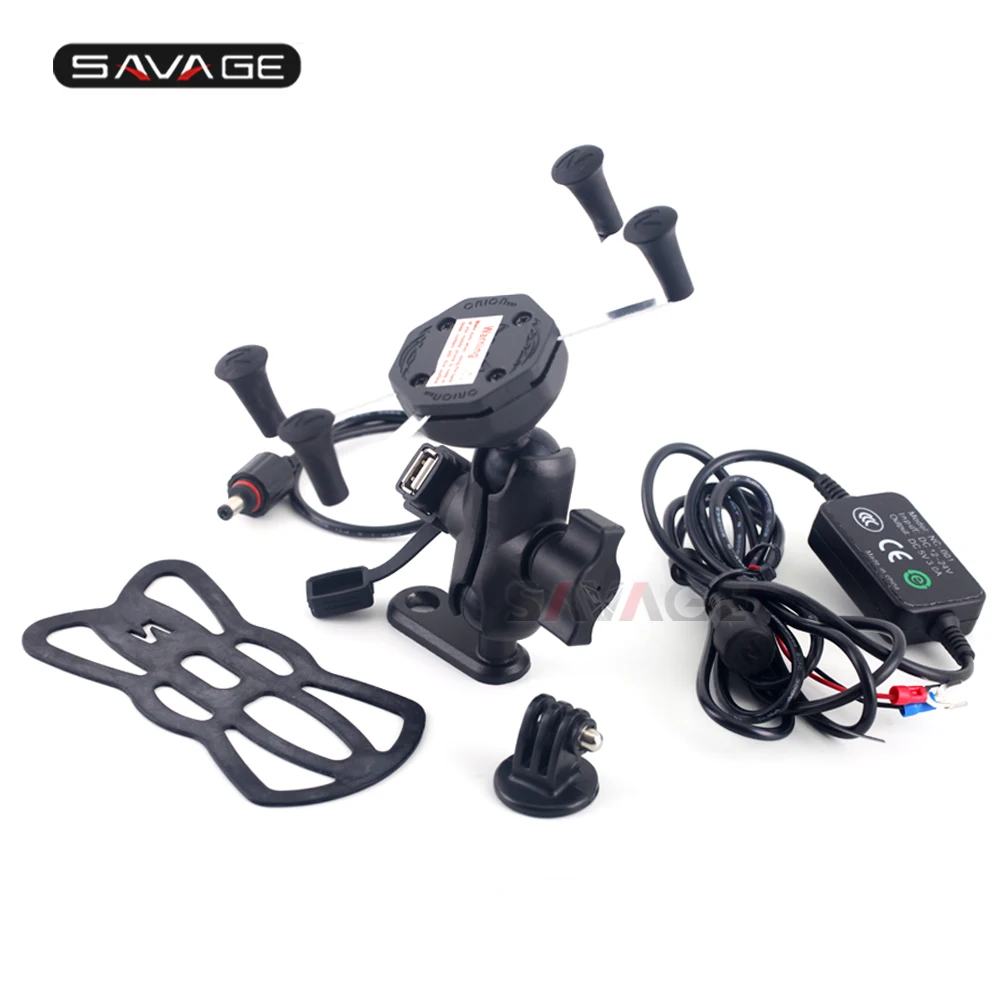 Держатель телефона и VCR кронштейн USB зарядное устройство для HONDA CB CMX CBF NC VT MSX PCX