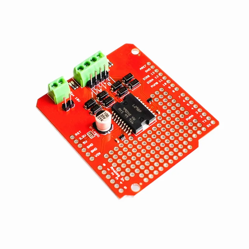 Ardumoto L298P AVR/LPC/STM32 UNO/мега щит водителя двигателя | Компьютеры и офис