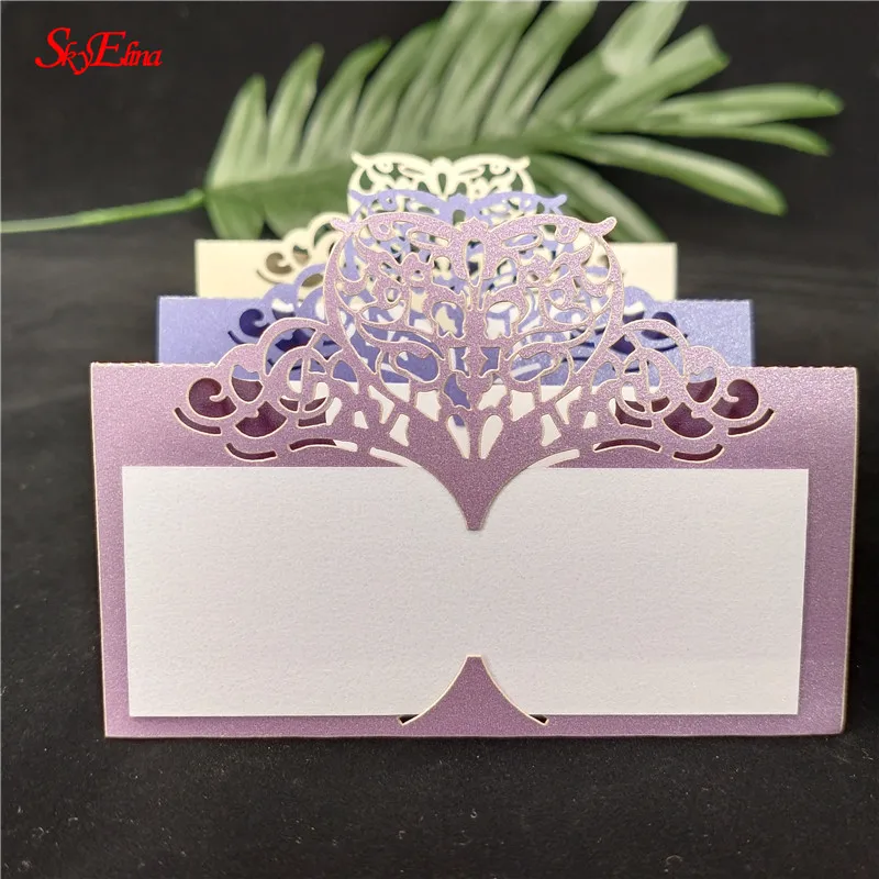 Перламутровая бумага для вечерние название стола виниловое гостевое место карты