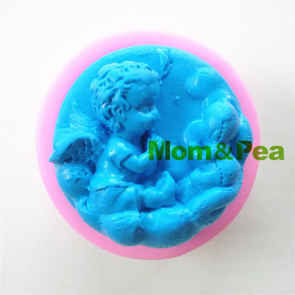 Mom &amp Pea 0805 Бесплатная доставка маленькая силиконовая форма для мыла в форме