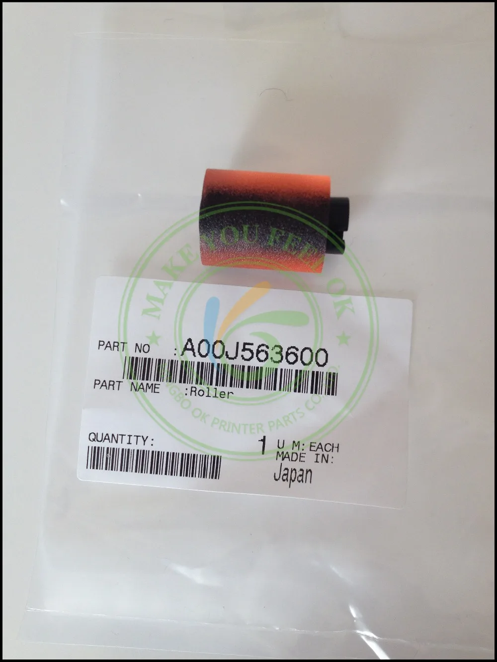 A00J563600 Пикап Ролик подачи для Konica для Minolta BIZHUB C200 C203 C220 C253 C280 C353 C360 C451 C452 C550 C552 C650 C652
