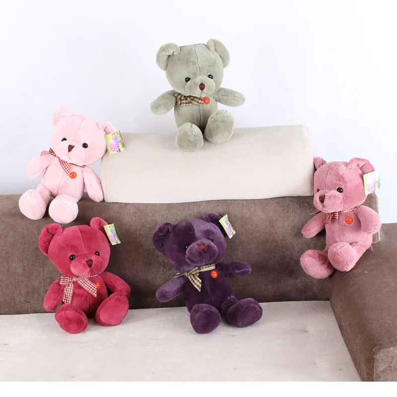 Милый плюшевый мишка 25 см плюшевые куклы розовый Мишка для машины в виде когтей