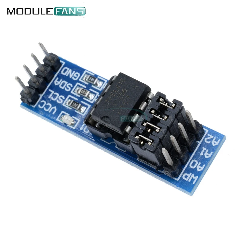 Модуль памяти EEPROM 2 шт. AT24C256 I2C IIC интерфейс чип 8P индикатор источника питания