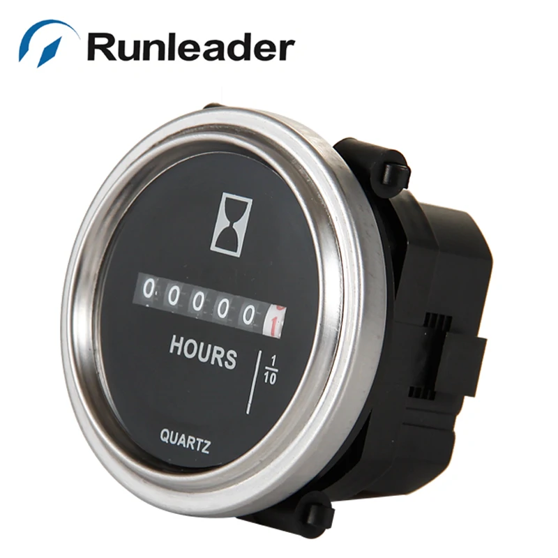 Runleader HM009 круглый оснастки в DC 6 80 счетчик часов для Газон Грабли траншеекопатель