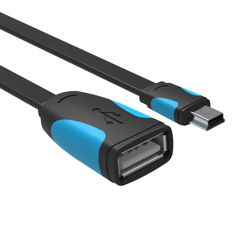 Vention OTG Cable Mini USB 90 Degree Adapter for Tablet PC/MP3/Cellphone /GPS Mobile Phone Cables | Электроника