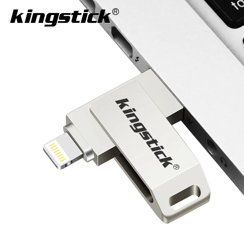 

Usb Flash Drive For iPhone 6/6s/6Plus/7/7Plus/8/X Usb/Otg/Lightning 2 in 1 Pen Drive For iOS External Storage Devices