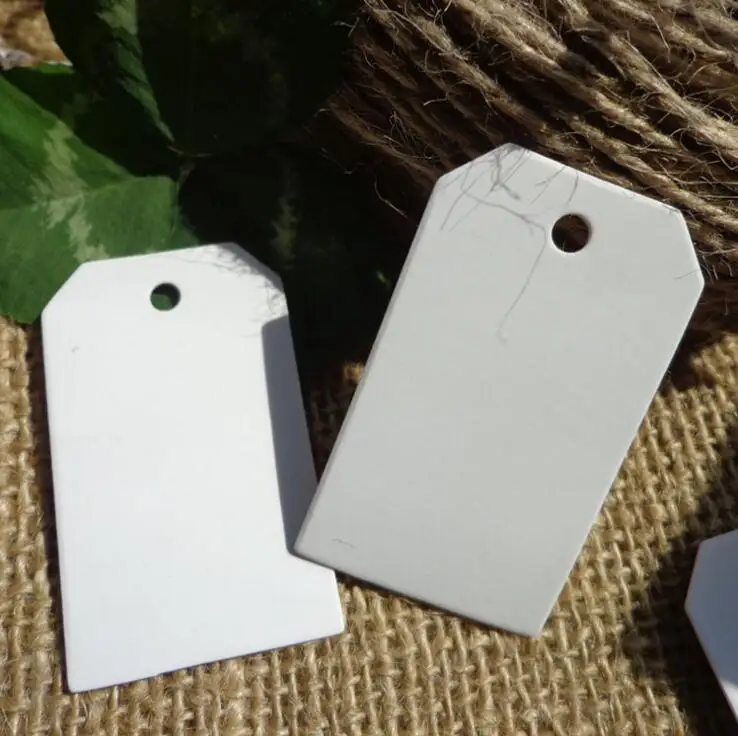 Бесплатная доставка 7x4 см картонная бирка без рисунка подвесная в стиле ретро