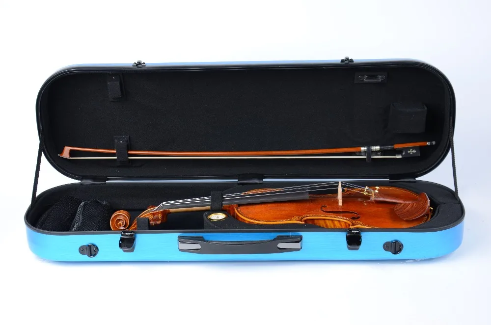 High quality Italy Christina violin case 4/4 carbon fiberglass blue color Violin accessories | Спорт и развлечения