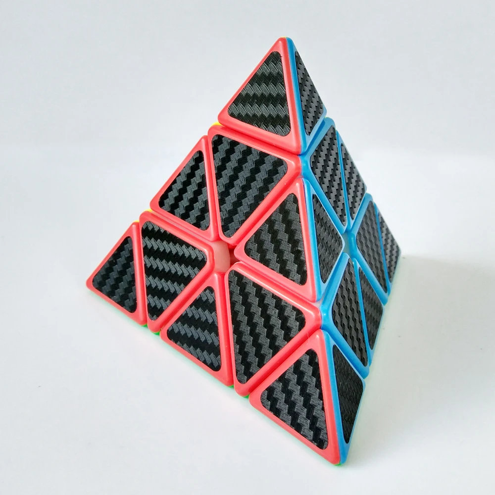 Zcube наклейка из углеродного волокна 3x3x3 магический куб скоростная головоломка