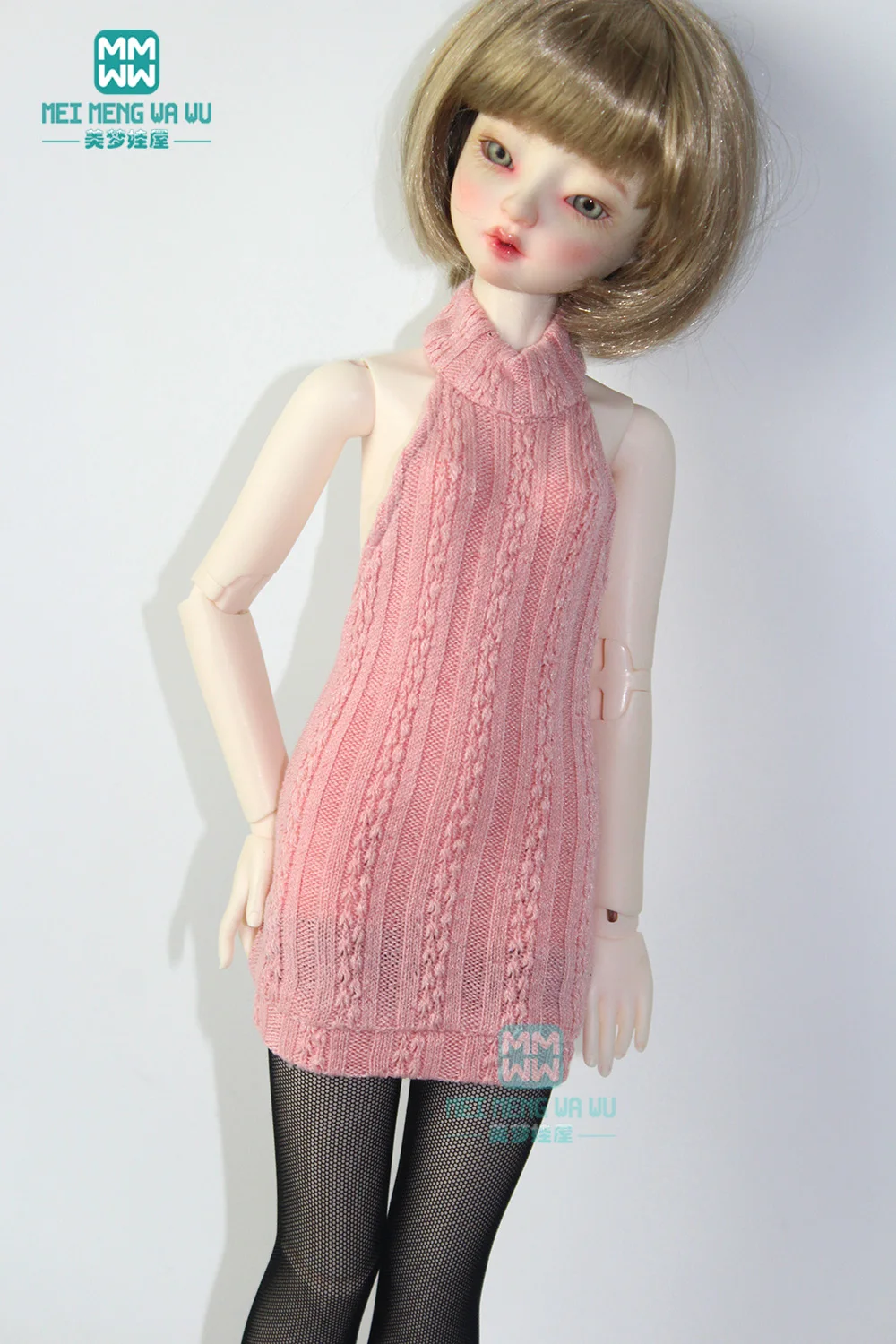 Одежда для куклы подходит 1/4 43 см BJD Одежда для куклы модный сексуальный свитер с лямкой на шее
