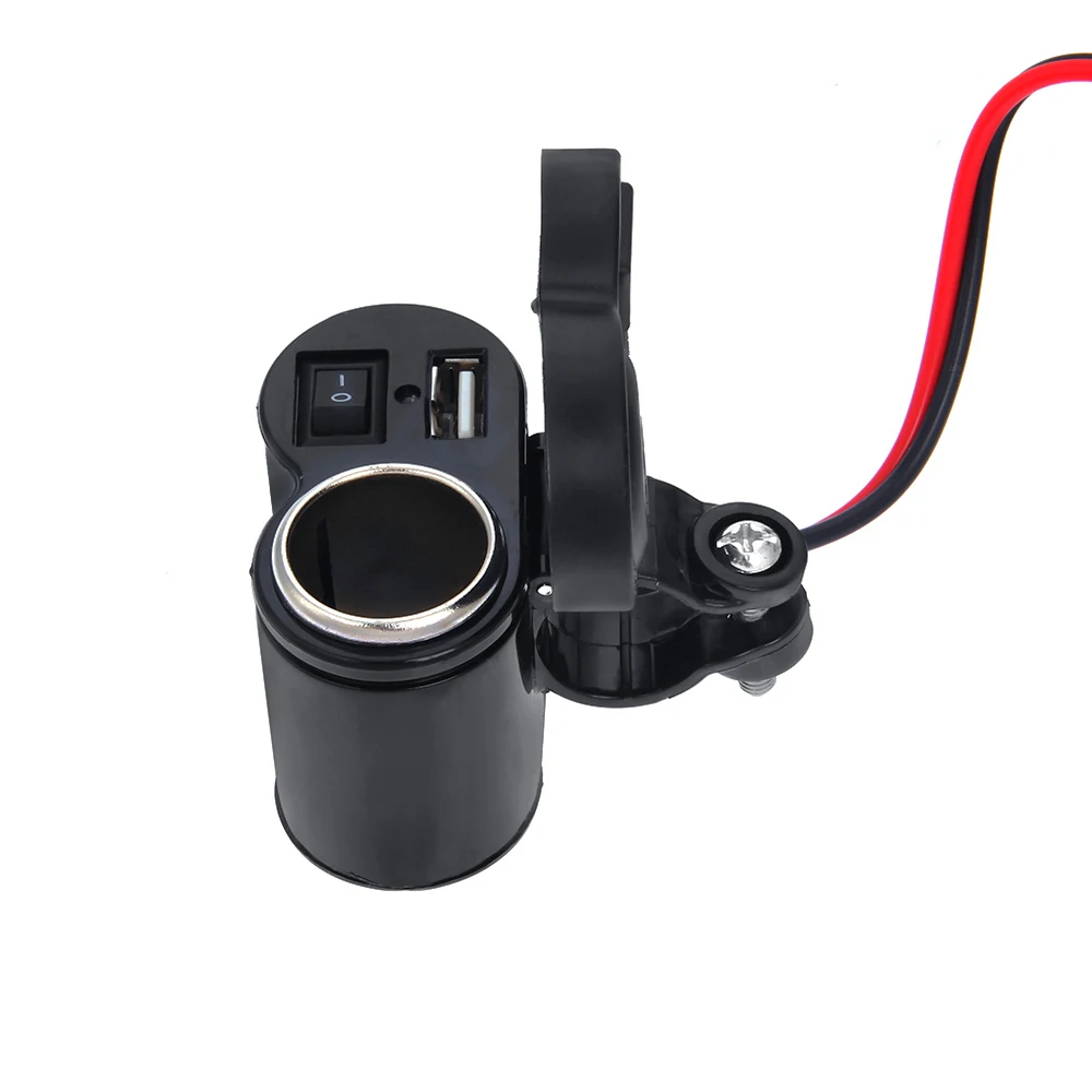 12V 24v Автомобиль Мотоцикл Велосипед Водонепроницаемый прикуриватель USB Мощность