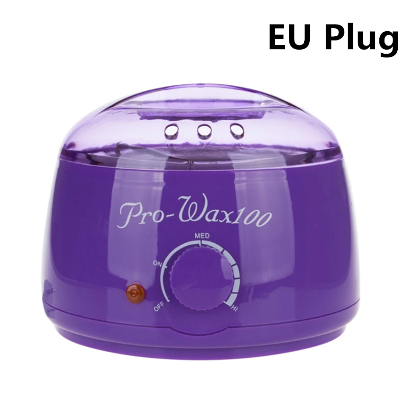 EU Plug Мини Многофункциональный нагреватель горячего воска Спа Ручной Эпилятор Восковая эпиляция набор лопаток удаление волос подогреватель горшок машина - Цвет: EU Plug