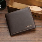 Baellerry роскошные кожаные винтажные мужские кошельки, кошелек для монет, кредитный держатель для карт, кошелек, мужская сумка для денег, маленький мужской клатч, Carteira W086