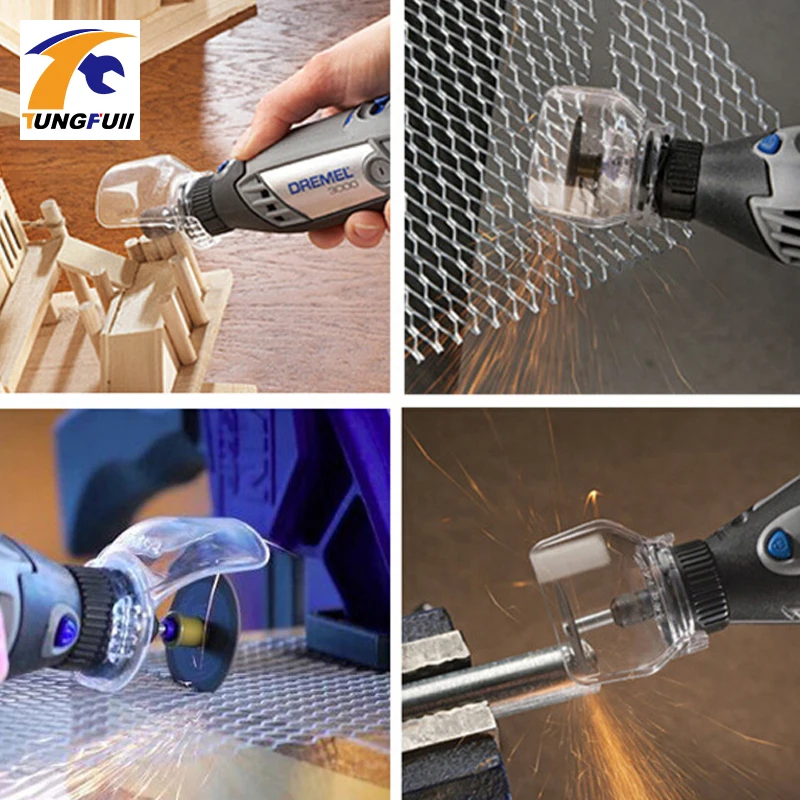 Tungfull аксессуары в стиле Dremel Защитная крышка мини держатель для дрели инструмент