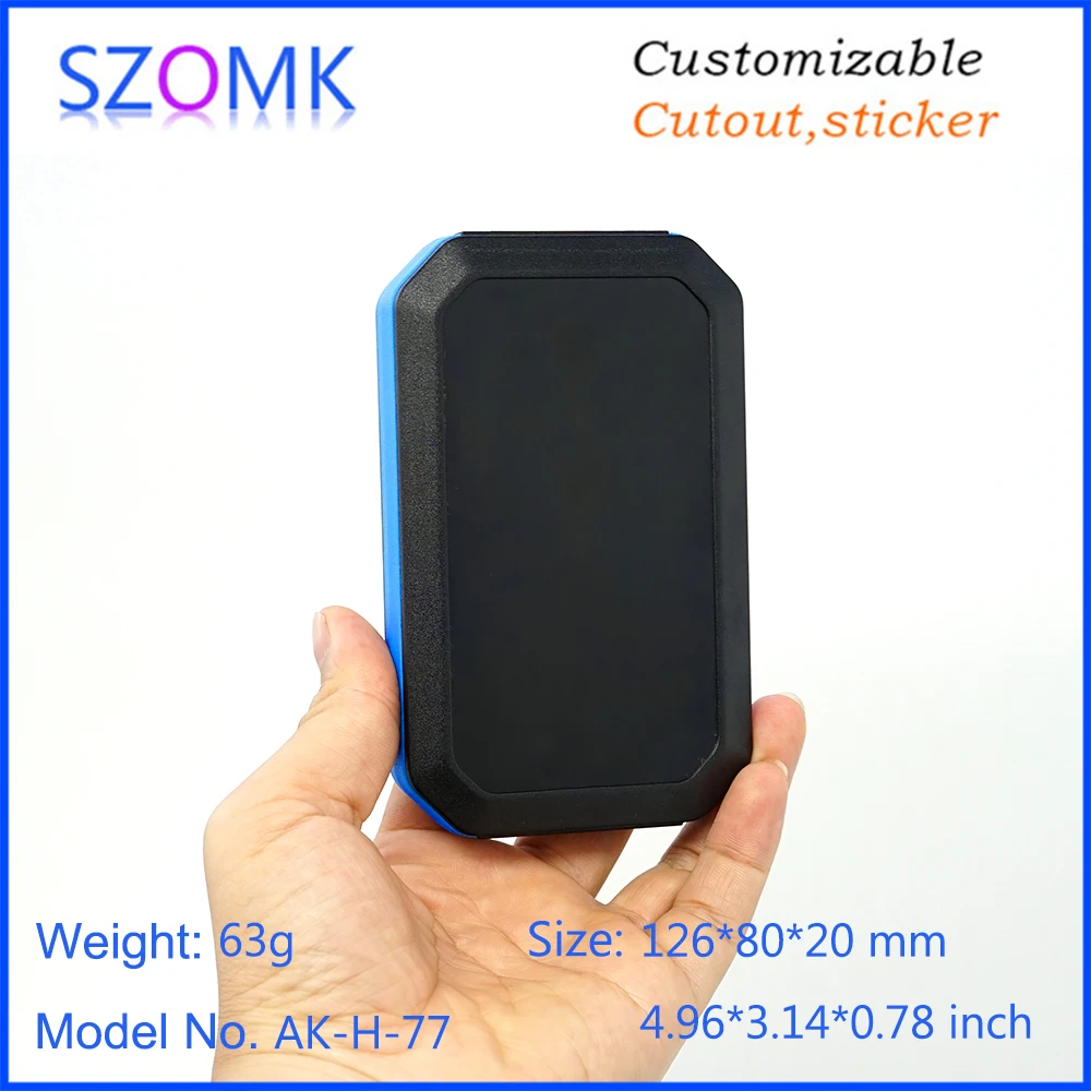 10 шт 126*80*20 мм IP65 пластиковый корпус для электроники корпус ручной проект коробка умный дизайн szomk Пластиковая распределительная коробка