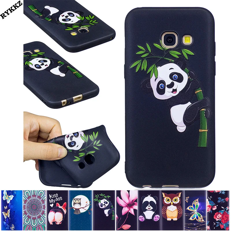 Силиконовый мягкий ТПУ тонкий задняя крышка для samsung Galaxy A3 2017 SM-A320F A320Y coque чехол SM
