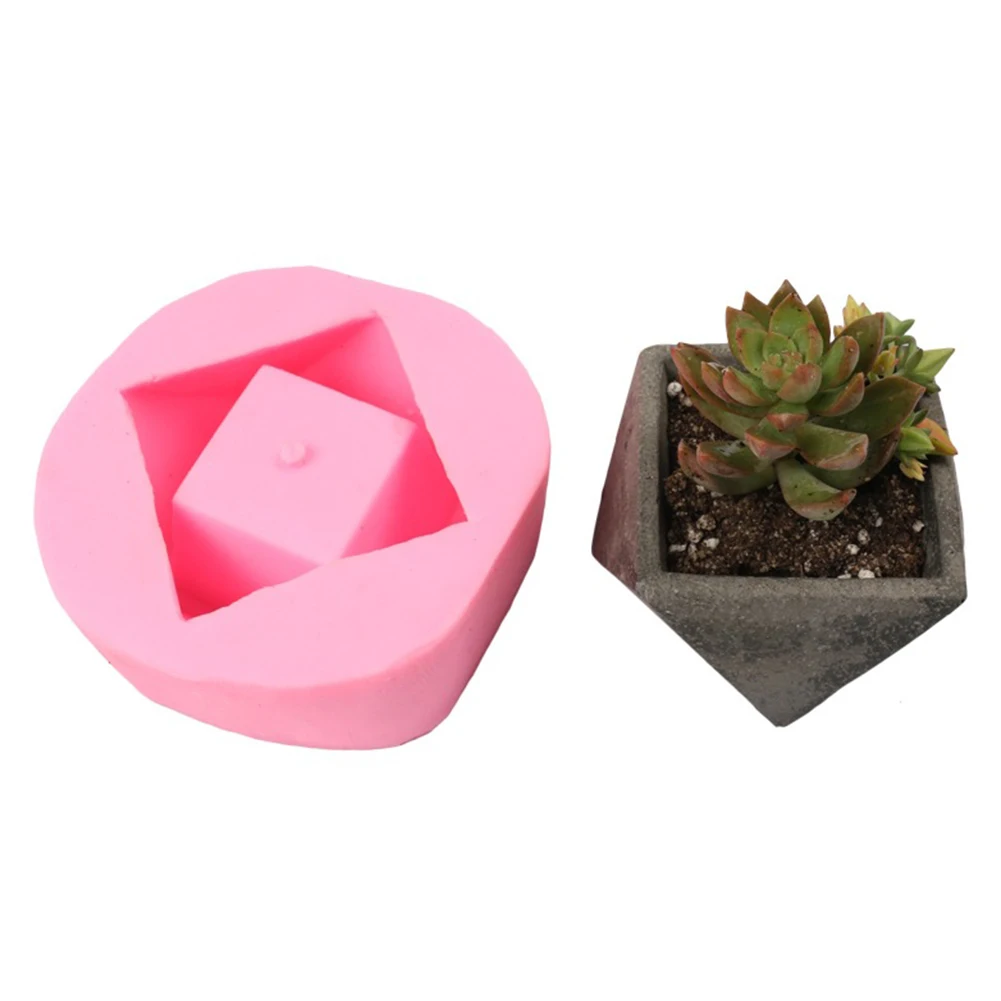 Креативные 3D DIY художественные формы бетонный цветочный горшок силиконовый