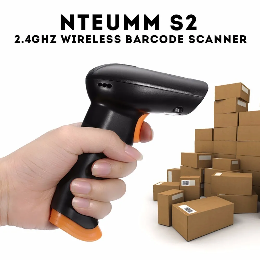 Nteumm S2 2.4 ГГц Беспроводной Wi Fi беспроводной сканер штрих кода 120 просматривает/S Store