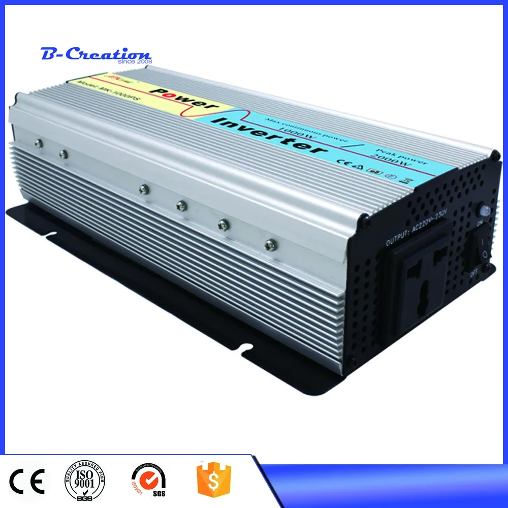 

1000W 1kw 12v 24v 48v become to 110v 220v AC off grid inverter DC to AC Pure Sine Wave Inverter for home ues