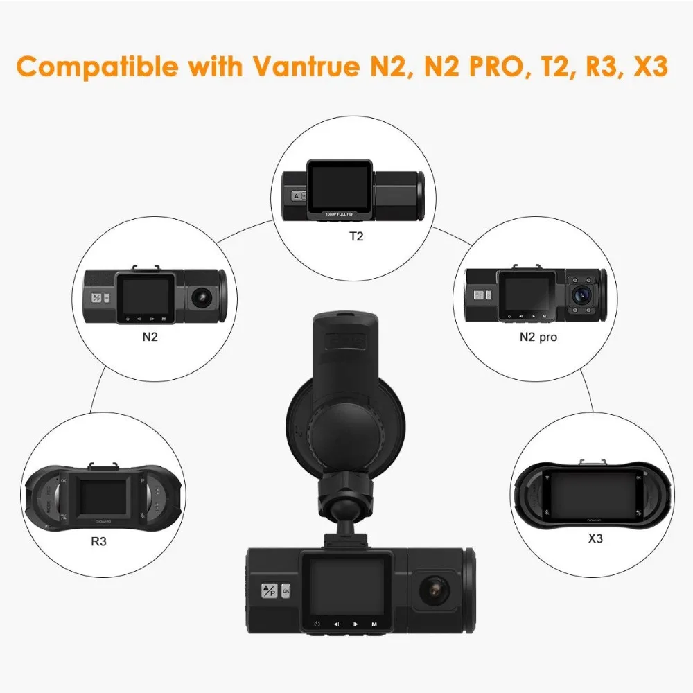 VANTRUE N2/N2 Pro/R3/X3/T2 видеорегистратор мини USB порт Автомобильный присоска с gps-приемником модуль(для Windows& Mac